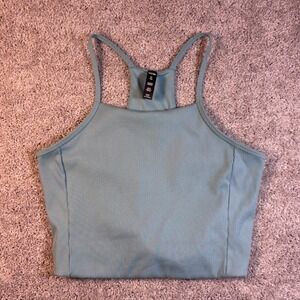 The North‎ Face Womens XL Ribbed Tank Top Racerback Sleeveless Activewear